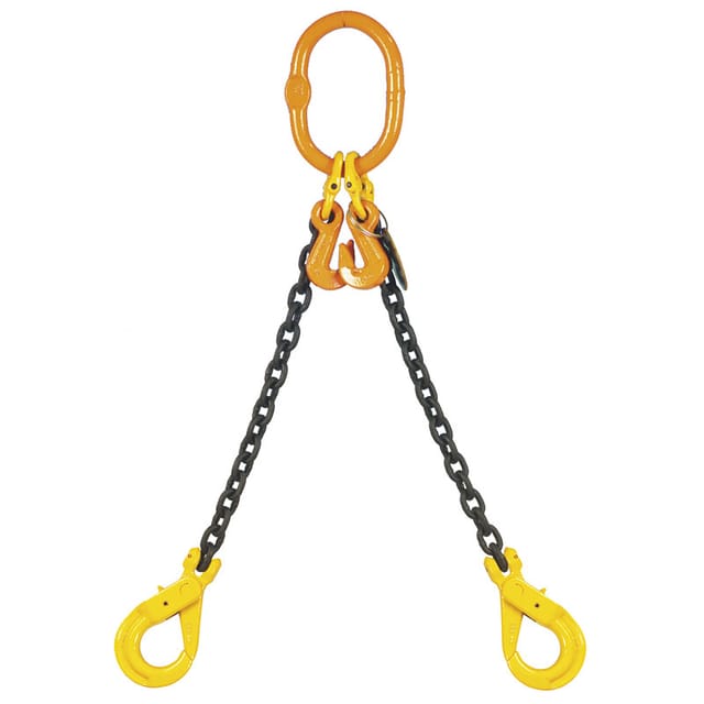 Fervi - Kettenzugstangenanhanger 2-armig 7 mm - 3000 mm - 2120 kg pdc2/7/3