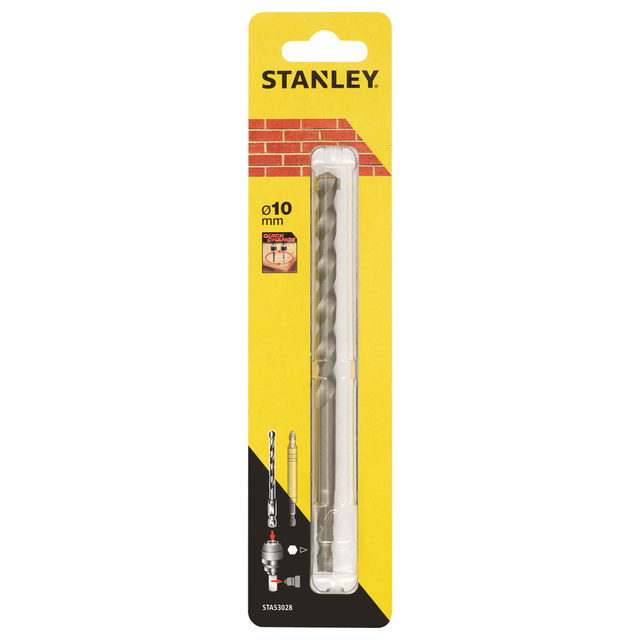 Steinbohrer ø 10mm. Sechseckige Welle STY-STA53028-XJ