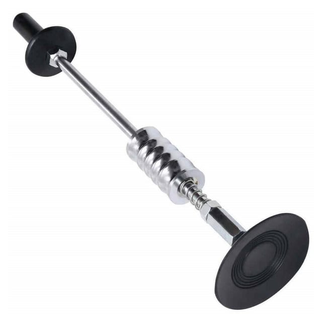 Trade Shop Traesio - Trade Shop - martello scorrevo mit ventosa molla in pression 59 cm in acciaio zu carbon -