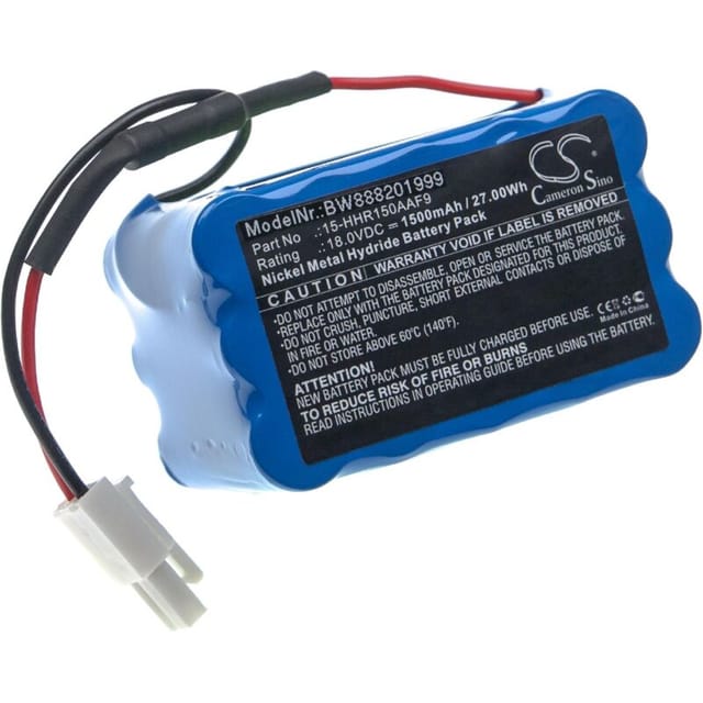 Vhbw - Akku kompatibel mit Philips Power Pro FC6164/01, Uno Staubsauger Home Cleaner Heimroboter (1500mAh, 18V, NiMH)