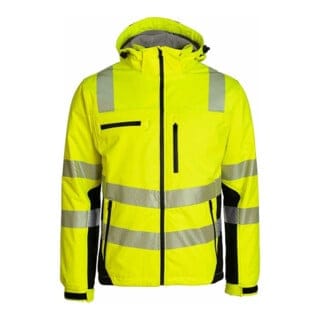 Winter-Warnschutzsoftshelljacke Größe xxl gelb-schwarz