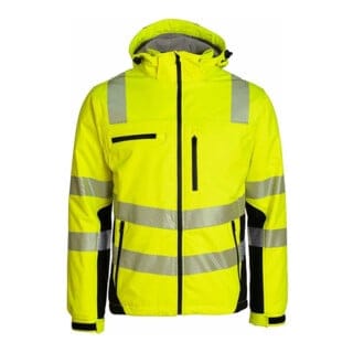 Winter-Warnschutzsoftshelljacke Größe xl gelb-schwarz