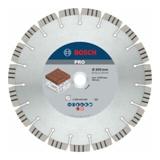 Bosch - Diamanttrennscheibe Best for Abrasive, für Tischsägen, ø 300 mm