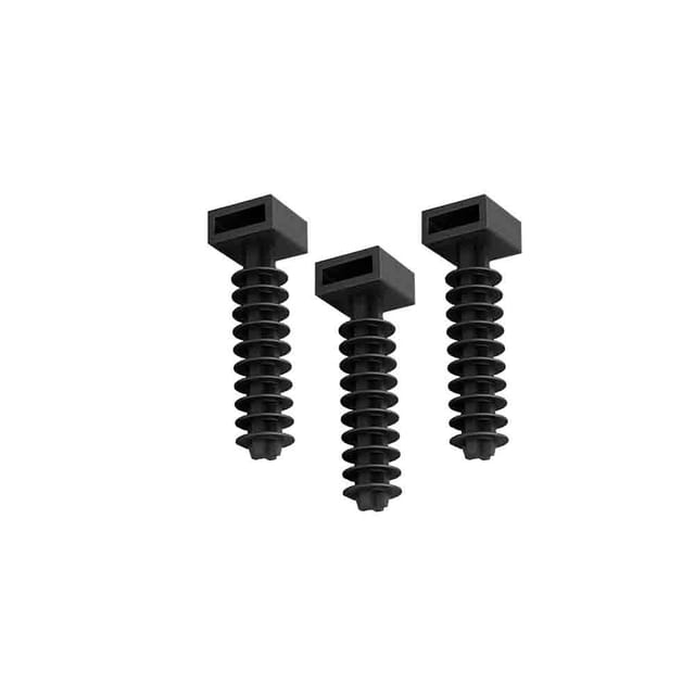 EDM - 100er Pack Stopfen schwarz Nr. 6 für Flansch 48187