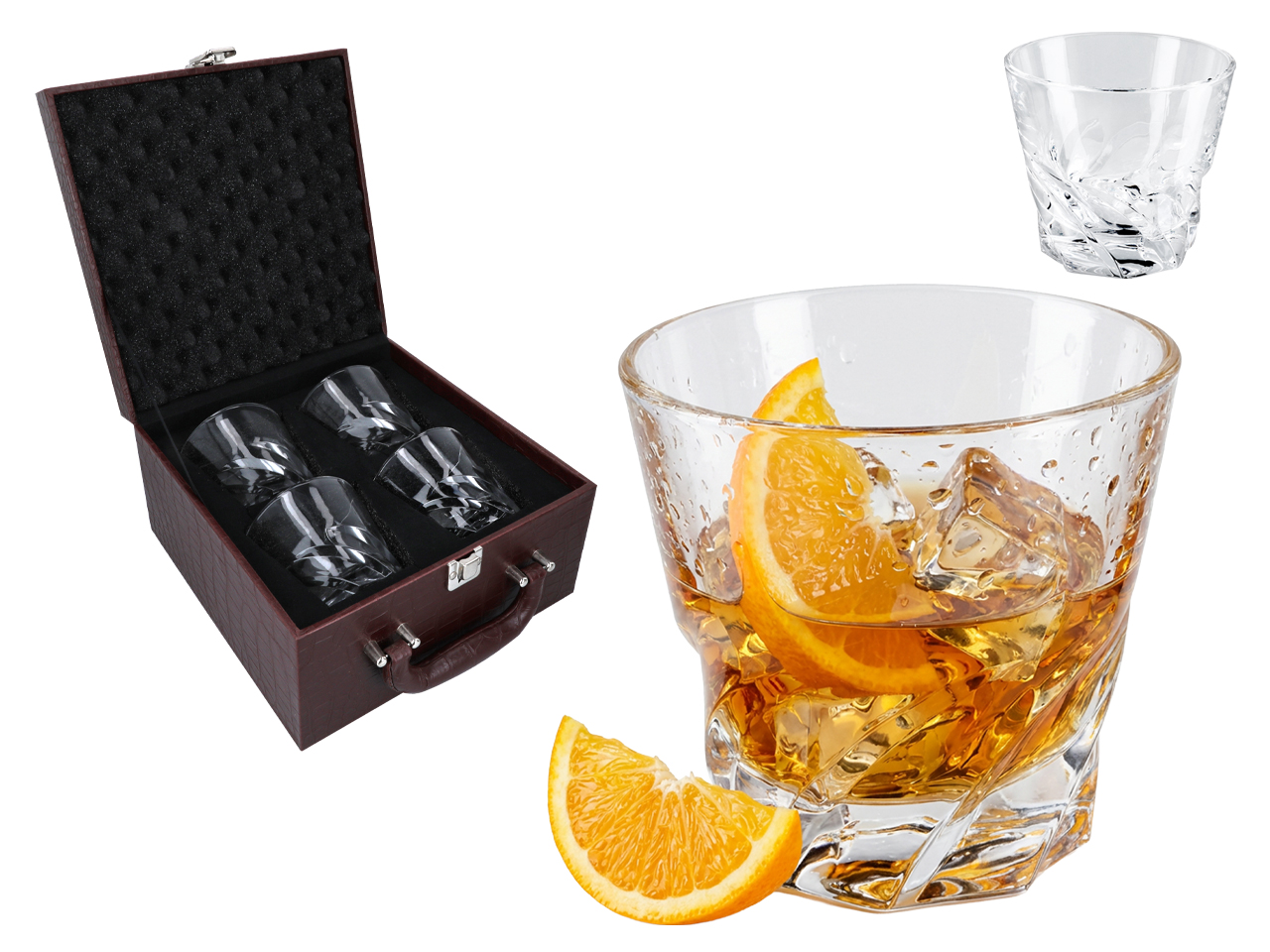 Set Mit 4 Eleganten Gläsern Für Whisky Und Cognac – Ideal Als Geschenk Oder Für Zuhause