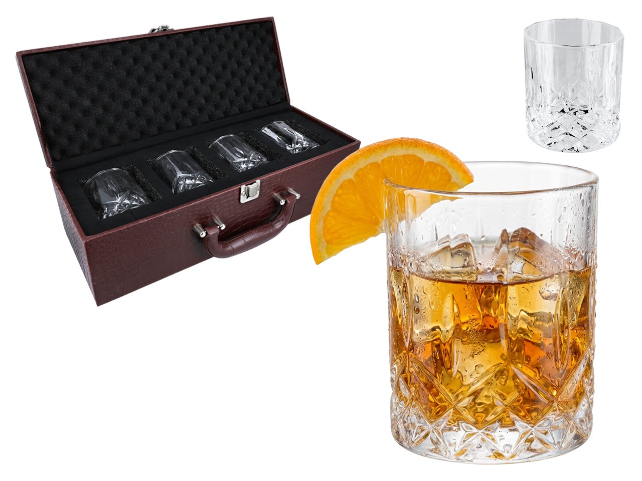 4er-set Gläser Für Whisky Und Cognac, Elegantes Set Als Geschenk