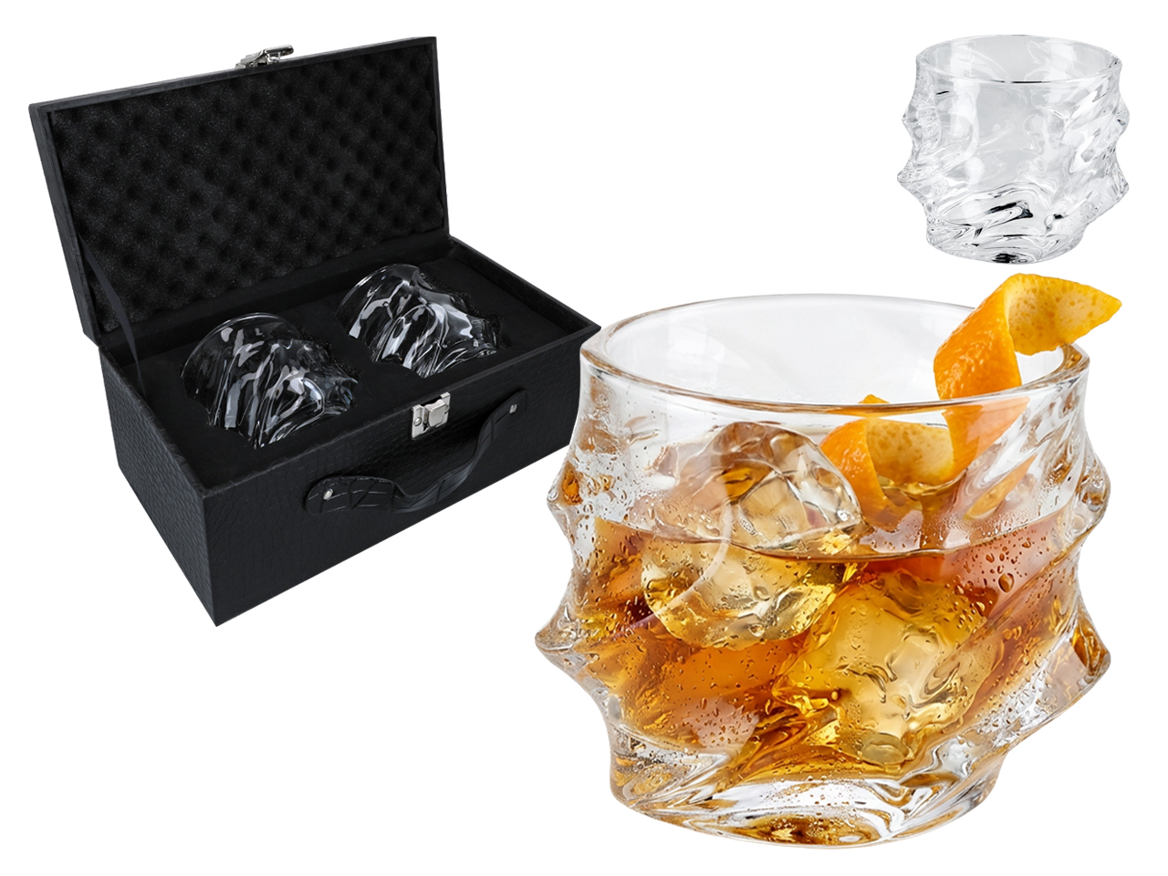 Set Mit 2 Eleganten Gläsern Für Whisky Und Cognac – Ideal Als Geschenk Für Zuhause