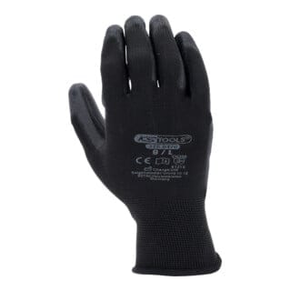 Ks Tools Mikro-Feinstrickhandschuhe Gr. 9 schwarz