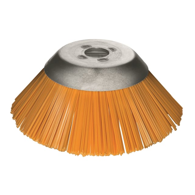 Lessmann Kegelbürste für Motorsensen 230 mm Bürste aus Polyester Aufnahme 25,4