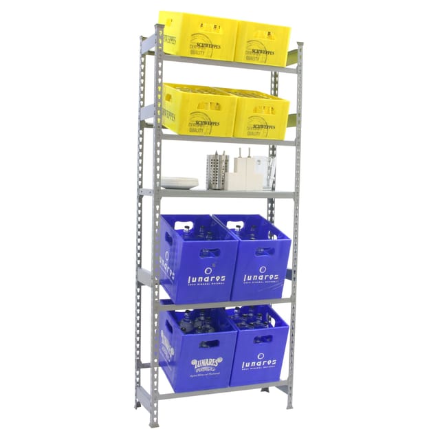 Simonrack Kit Simonbottle Regal 4-1 grau Metall modern