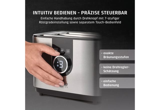 Caso - Selection T2 Toaster für 2 Scheiben