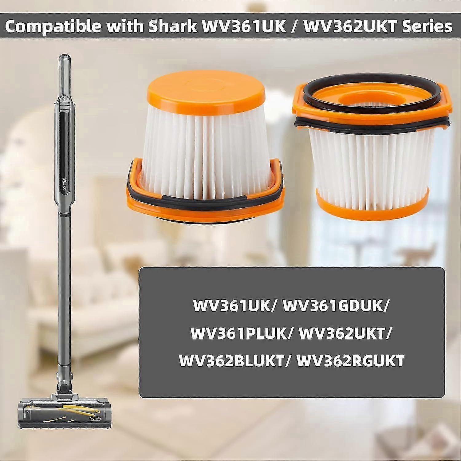4er Pack Ersatzfilter Fur Shark Wv361uk Wv362ukt Akku Staubsauger Abnehmbar Und Handwaschbar Shark Wandvac Systemfilter Zubehor Edition