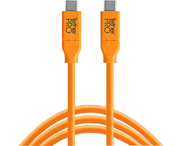 Unbekannt - Tether Tools usb-c zu usb-c 4,60m orange