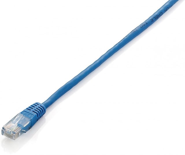 Equip Patchkabel Cat6 U/UTP 2xRJ45 0.50m blau Polybeutel (625437)