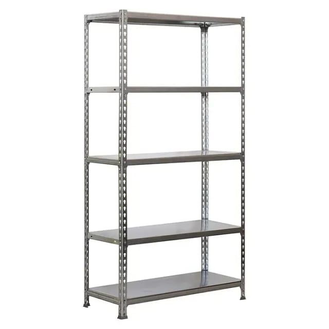 Simonrack Modulare Metallregal grau 5 Regale