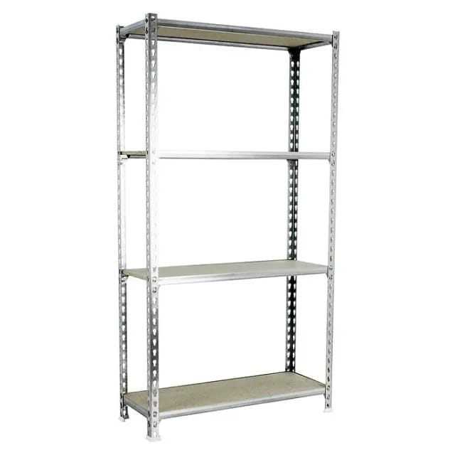 Simonrack Metallregal mit galvanischer Holzoberfläche