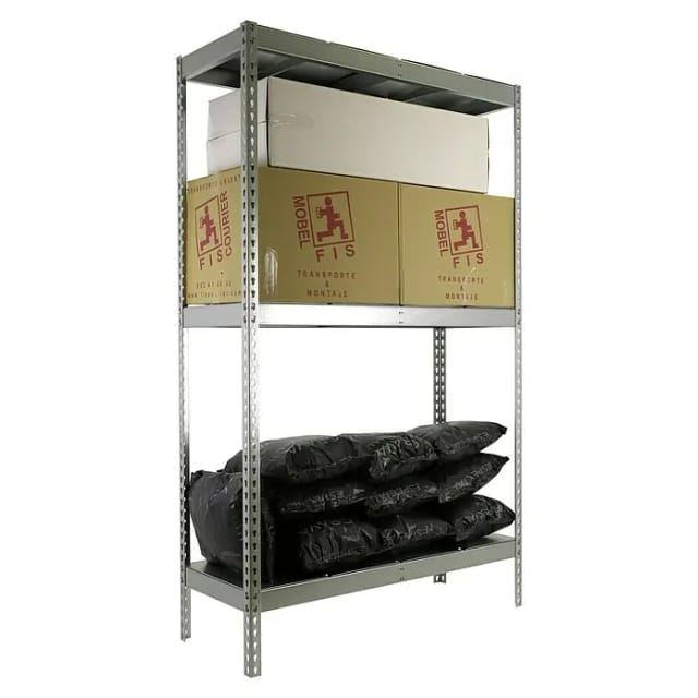 Simonrack Metallregal verzinkt 3 Ebenen 400 kg
