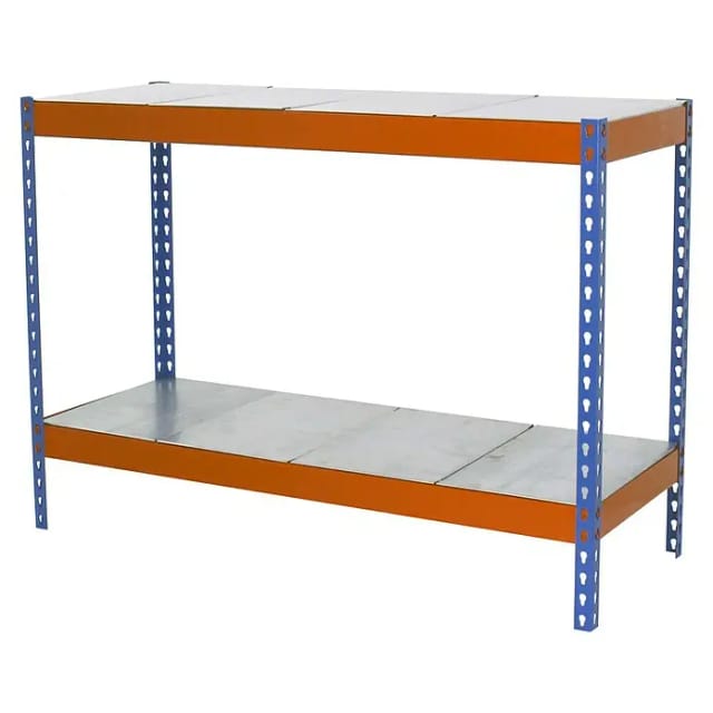 Simonrack ECOFORTE 1204-2 Metallregal blau orange galvanisiert