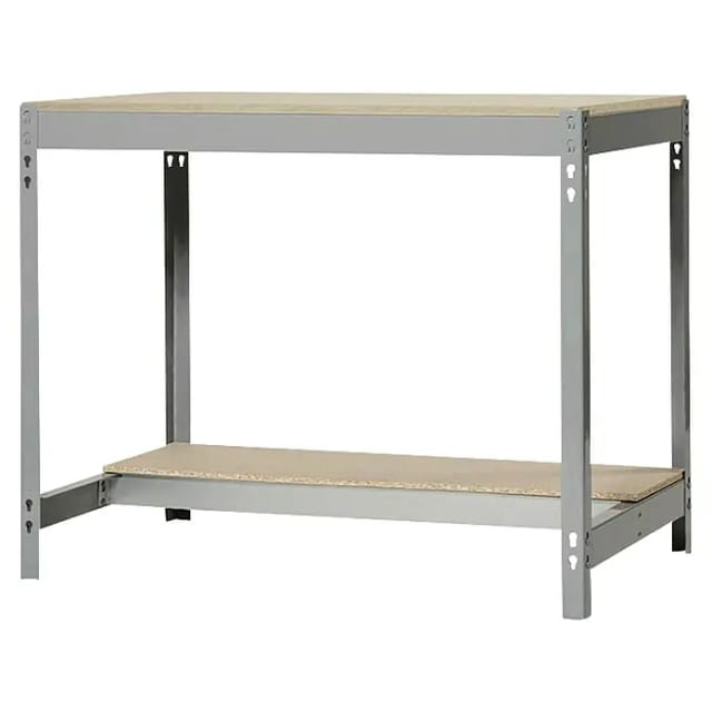 Simonrack Simonwork Bt0 900x750 grau und Holz robuster Arbeitstisch