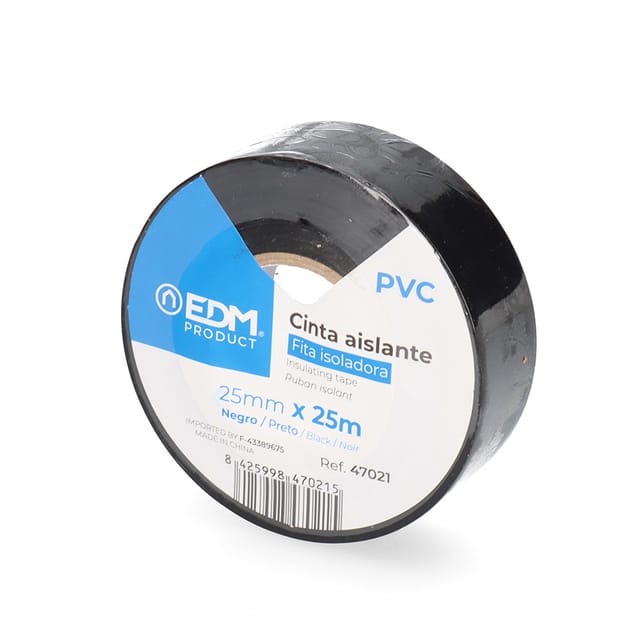 EDM - Isolierband 25m x 25mm schwarz 47021