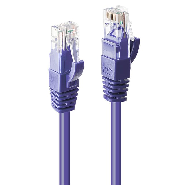Lindy Patchkabel Cat6 U/UTP violett 0.50m (48121)