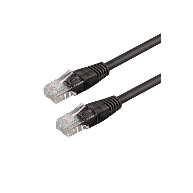 WP WPC-PAT-6U050BL Netzwerkkabel Schwarz 5 m Cat6 U/UTP (UTP)