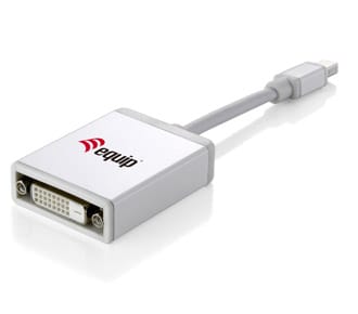 Equip Mini DisplayPort-DVI Adapter St/BU 1920x1200/60Hz sw (133433)