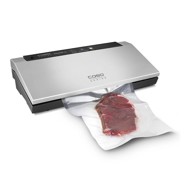Caso Design - caso GourmetVAC 180 Vakuumierer doppelte Schweißnaht Kolbenpumpe 9L/min