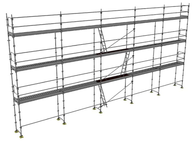 Matisère - Gerüst 128m² - Struktur + Plattformen - Strebe Version - DUO128-SP