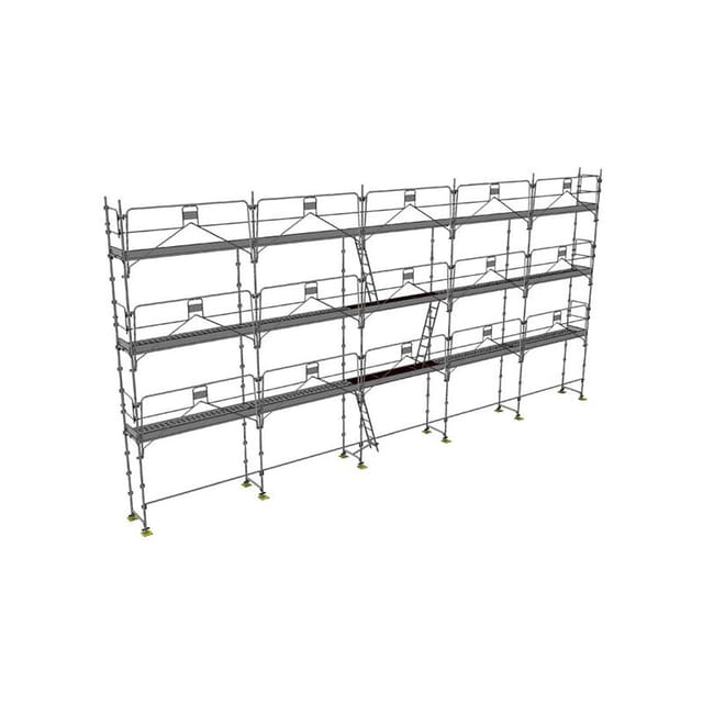 Matisère - Gerüst 128m² - Struktur + Plattformen -Gelände Version - DUO128GC-SP