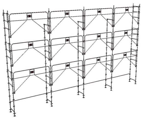 Matisère - Gerüst 104m² - Struktur allein - Gelände Version - DUO104GC-S