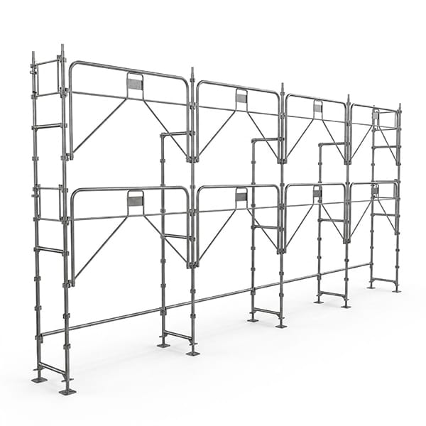 Gerüst 78m² - Struktur allein - Gelände Version - DUO78GC-S