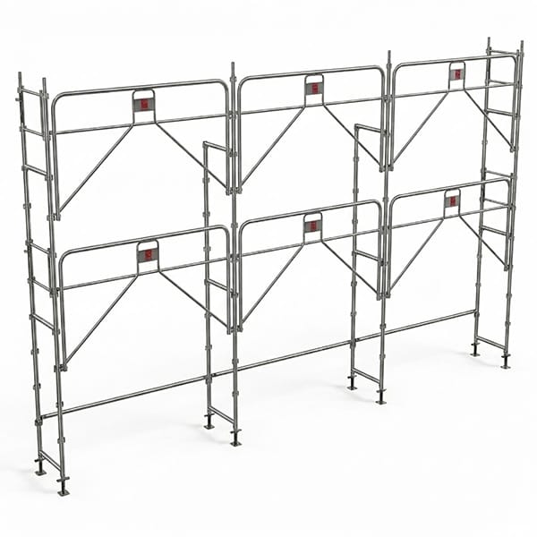 Gerüst 60m² - Struktur allein - Gelände Version - DUO60GC-S