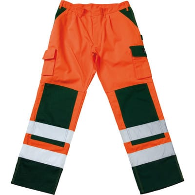Mascot SAFE COMPETE Warnschutzhose Olinda Gr. 30 orange/grün