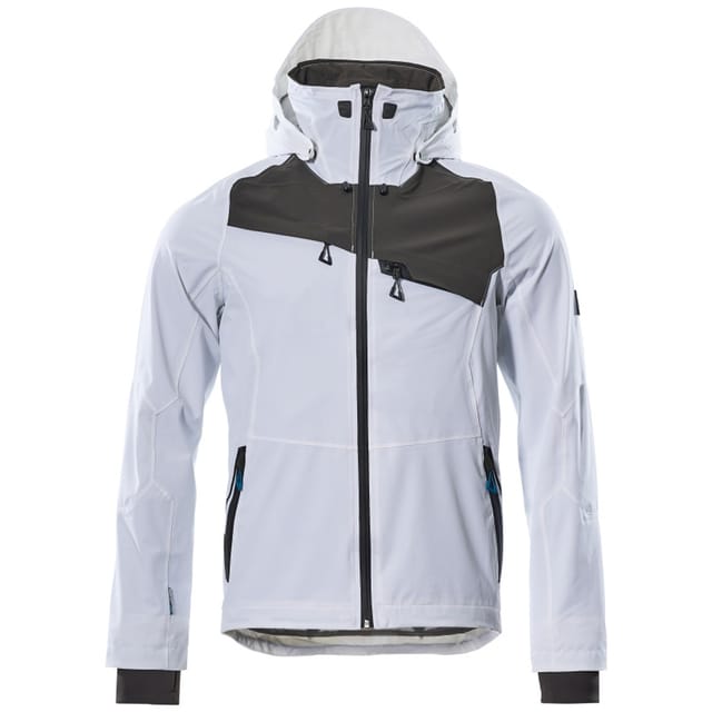 Regenjacke advanced wasserdicht Gr. 4XL weiss/dunkelanthrazit - Mascot
