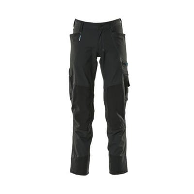 Mascot Bundhose ADVANCED wasserabweisend mit Knietaschen 17179, Gr. 23 schwarz