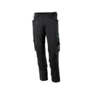 Mascot - Bundhose advanced wasserabweisend mit Knietaschen 17179, Gr. 60 schwarz