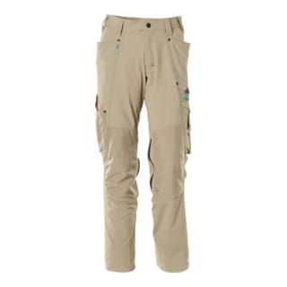 Mascot Bundhose ADVANCED wasserabweisend mit Knietaschen 17179, Gr. 68 hellkhaki
