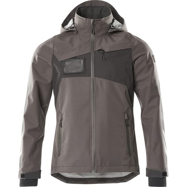 Accelerate Hard Shell Jacke 18301 atmungsaktiv, winddicht und wasserdicht, Farbe: Dunkelanthrazit/Schwarz - 1809, Größe: 4XL - Mascot