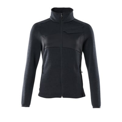 Accelerate Strickpullover mit Reißverschluss, Damenpassform 18155 Gr. 3XL schwarzblau - Mascot