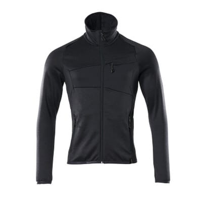 Accelerate Fleecepullover 18103 mit Reißverschluss Herren Gr. s schwarzblau - Mascot