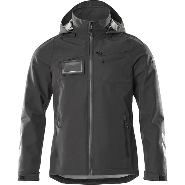 Accelerate Hard Shell Jacke 18301 atmungsaktiv, winddicht und wasserdicht, Farbe: Schwarz - 09, Größe: 4XL - Mascot