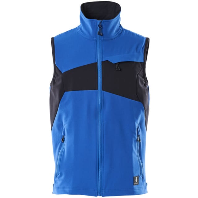 Mascot MASCOT® ACCELERATE Weste Ultimate Stretch 18365-511-91010 Gr. M azurblau/schwarzblau