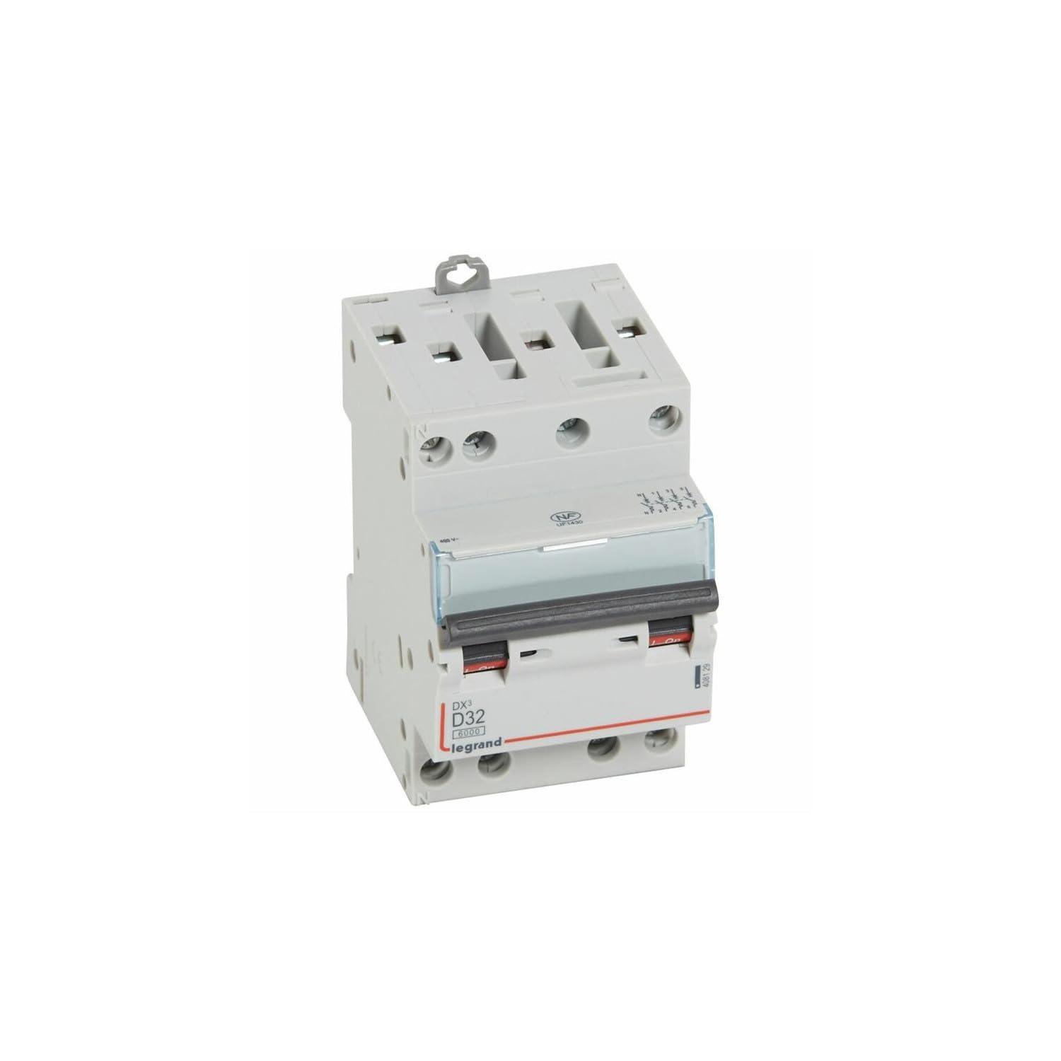 Legrand Dx³ Magnetothermischer Schutzschalter, Vierpolig, 25a