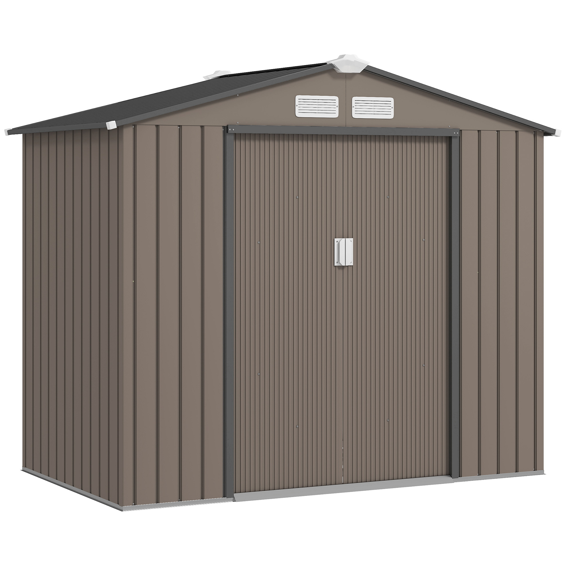 Bürostuhl Chefsessel Gaming Stuhl Drehstuhl Wippfunktion Dicke Polsterung 180 Kg Belastbarkeit Ergonomisches Design Höhenverstellbar Kunstleder Braun 72x83x114-122 Cm