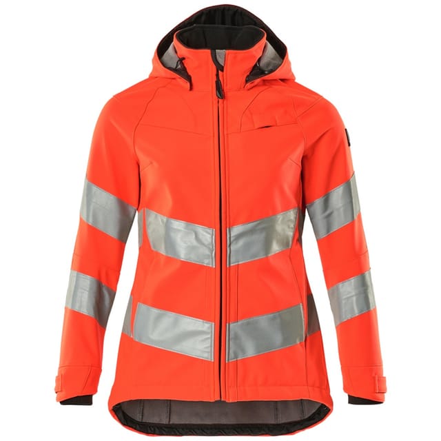 Safe supreme Damen Soft Shell Jacke Gr. 4XL warnrot - Mascot
