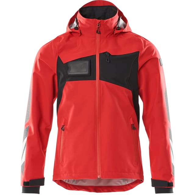 Accelerate Hard Shell Jacke 18301 atmungsaktiv, winddicht und wasserdicht, Farbe: Verkehrsrot/Schwarz - 20209, Größe: 4XL - Mascot
