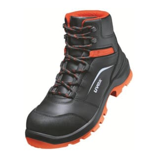 Uvex - 2 xenova Sicherheits-Stiefel Gr.38 W11 S3 esd src schwarz/rot 9507.2