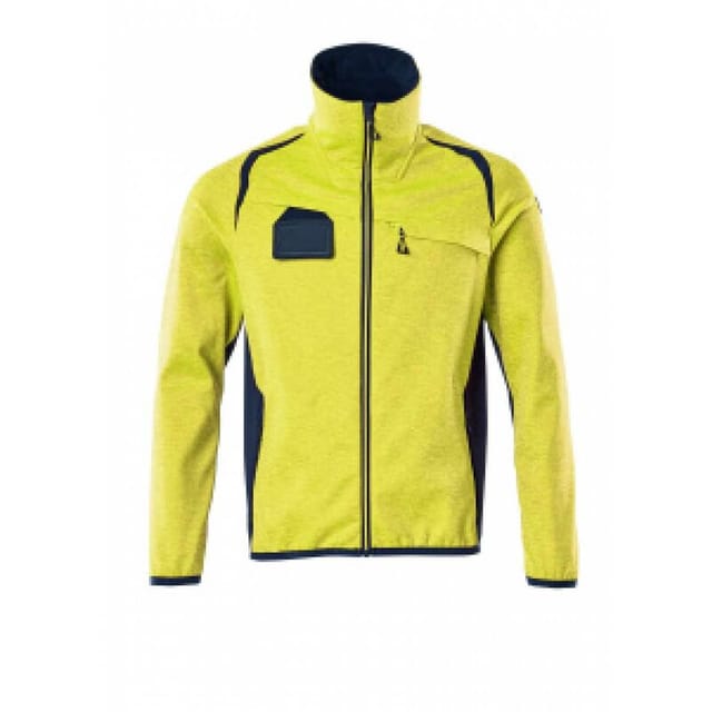 Mascot ACCERLATE Fleecepullover mit Reißverschluss 19403 Gr. M hi-vis gelb/schwarzblau