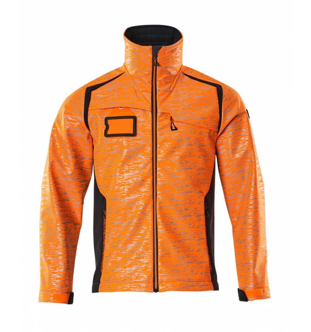 Mascot Softshelljacke mit Reflexeffekte 19202 Gr. 4XL hi-vis orange/schwarzblau